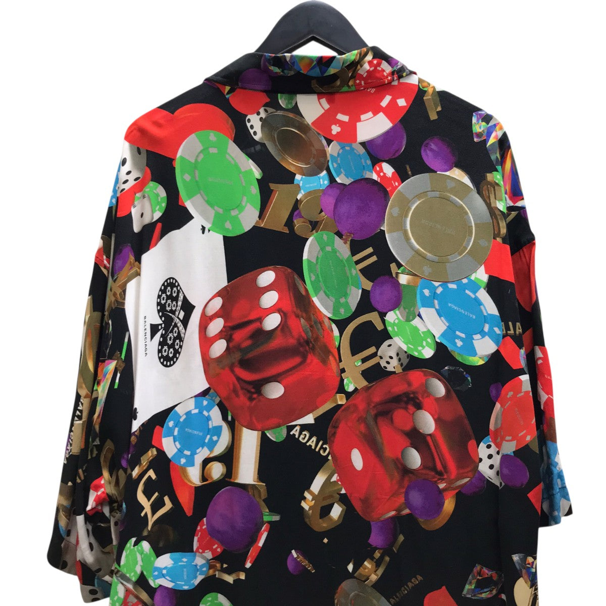 BALENCIAGA プリント半袖シャツ 古着・中古-4枚目のアイテム画像