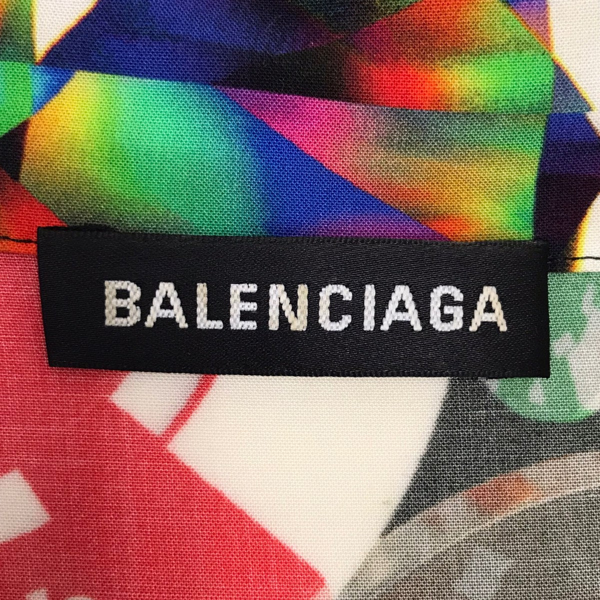 BALENCIAGA(バレンシアガ) プリント半袖シャツ 571440 TEL42 BALENCIAGA(バレンシアガ) プリント半袖シャツ 571440 TEL42