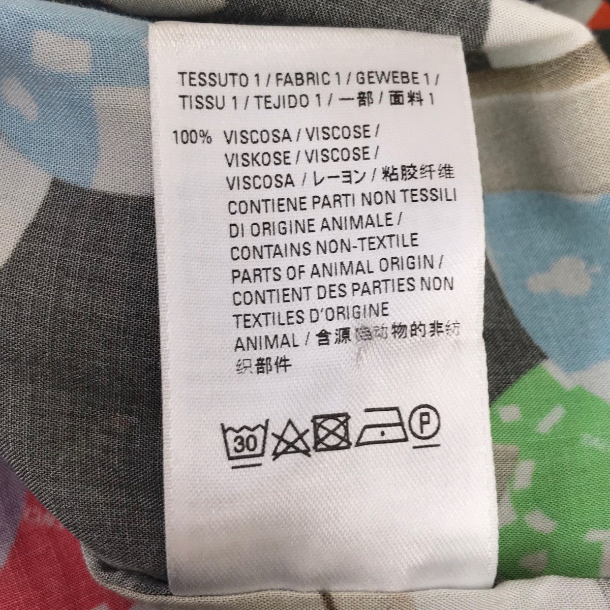 BALENCIAGA(バレンシアガ) プリント半袖シャツ 571440 TEL42 マルチ