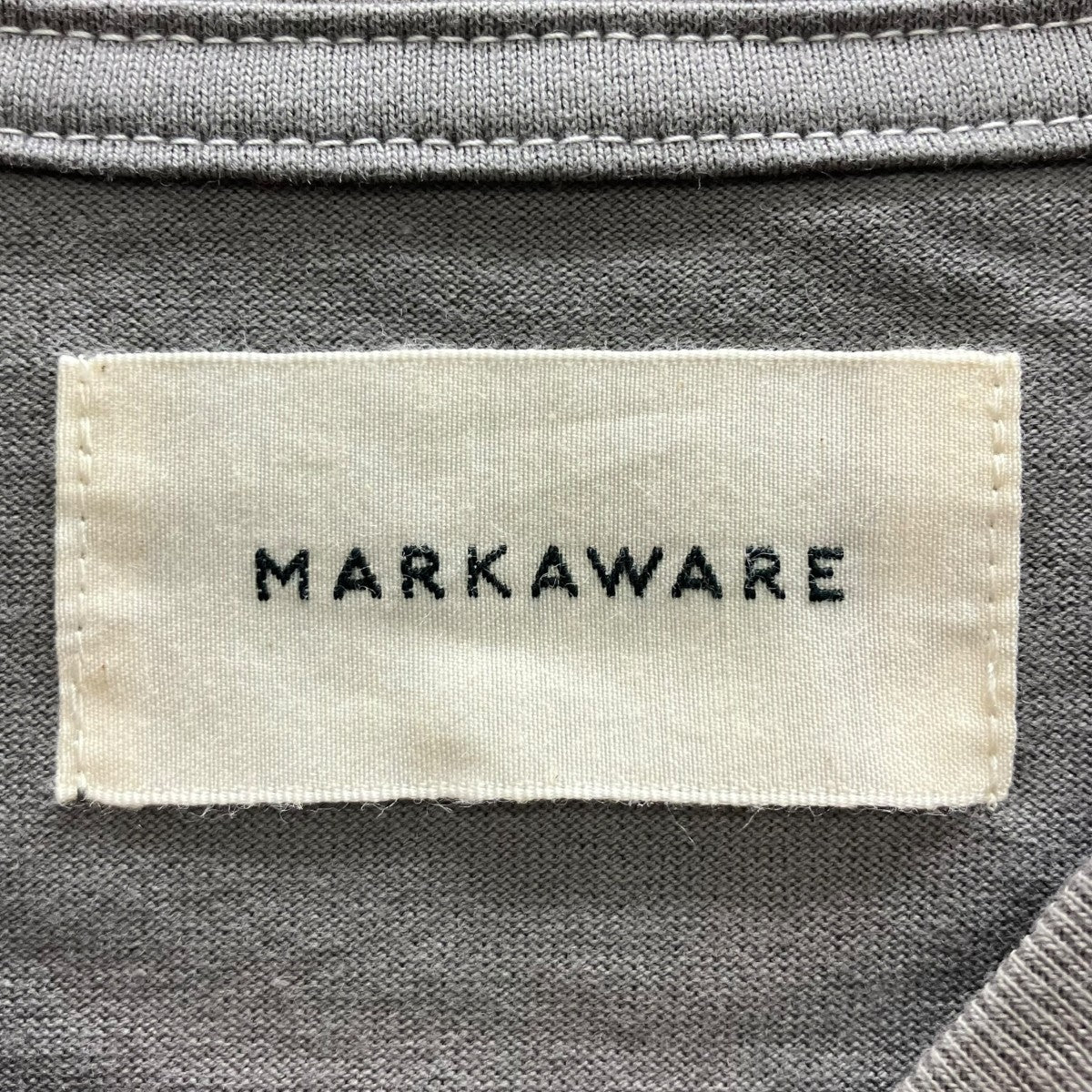 胸刺繍クルーネックTシャツ