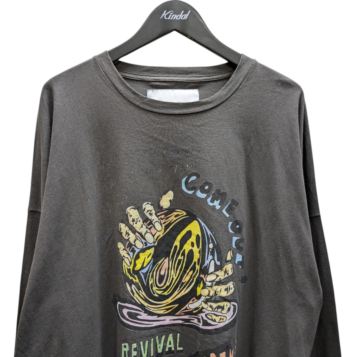 TEPPEI FURUYAMA 25AW Someout Long Sleeve T-Shirt プリントロングTシャツ 古着・中古-2枚目のアイテム画像