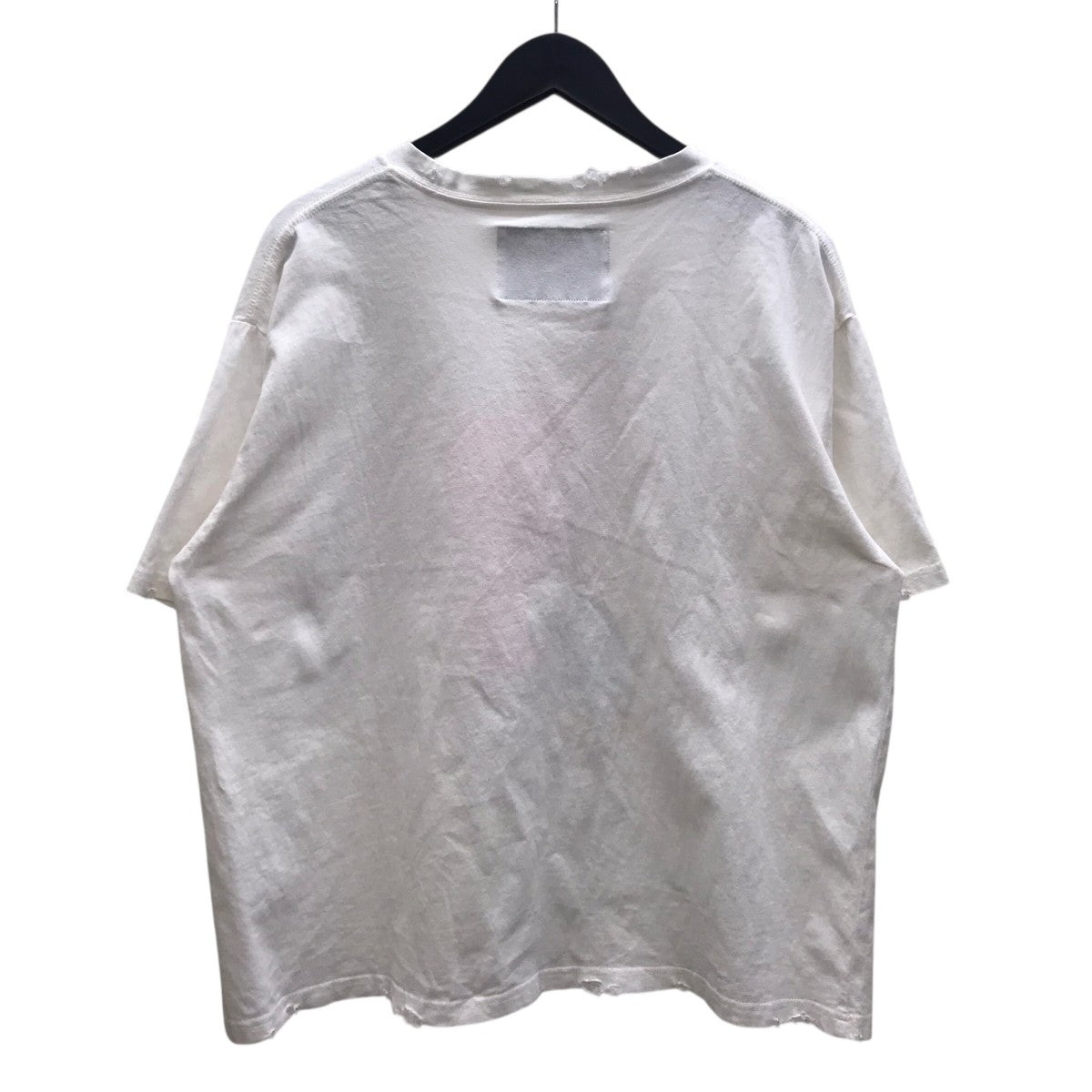 25AWHALF SLEEVE T-SHIR BRO ORANGE ]ダメージ加工プリントTシャツ