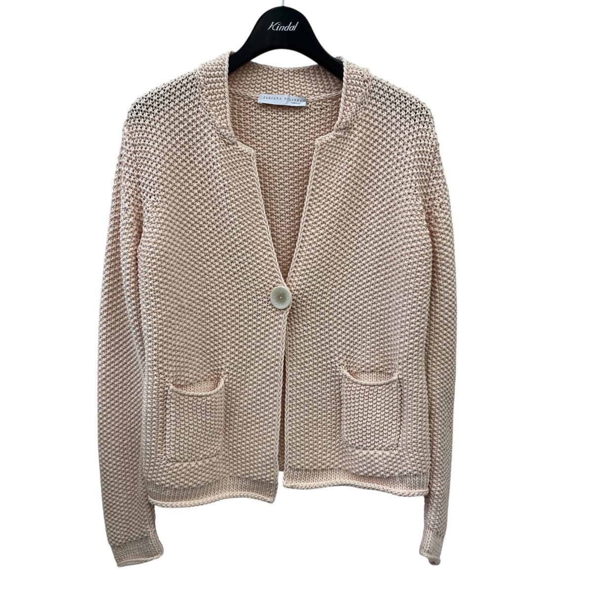 fabiana filippi(ファビアナフィリッピ) ニットカーディガン ピンク