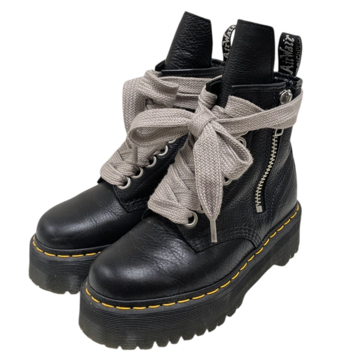 RICK OWENS(リックオウエンス) GRILL KISS BOOTSキスブーツ ブラック