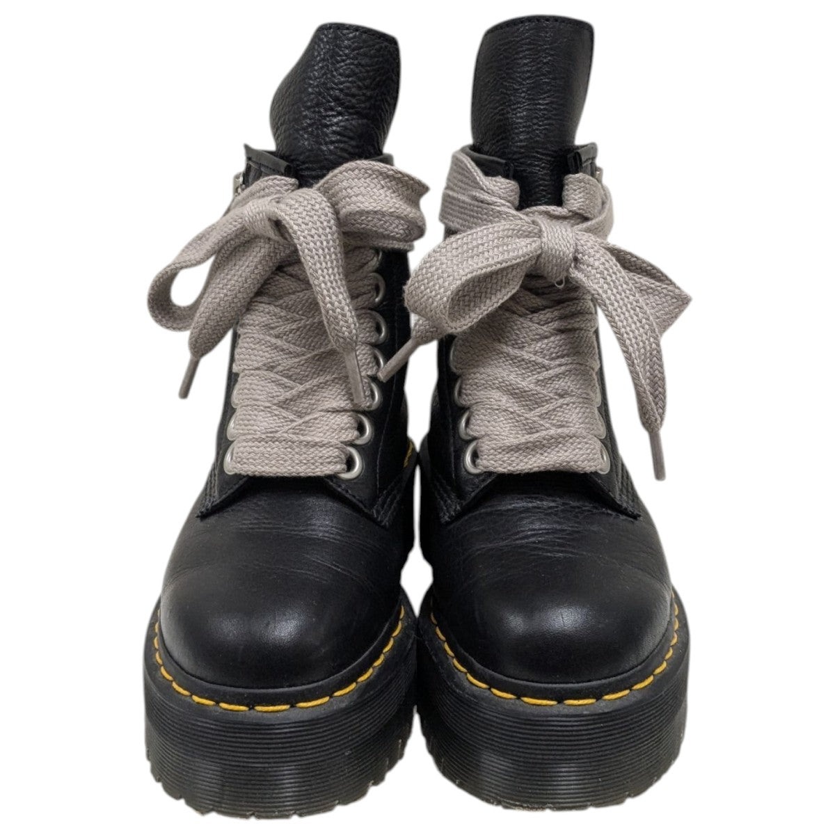 リックオウエンス GRILLED KISS ブーツ スニーカーほぼ未使用 RICK OWENS(リックオウエンス) GRILL KISS BOOTSキスブーツ ブラック