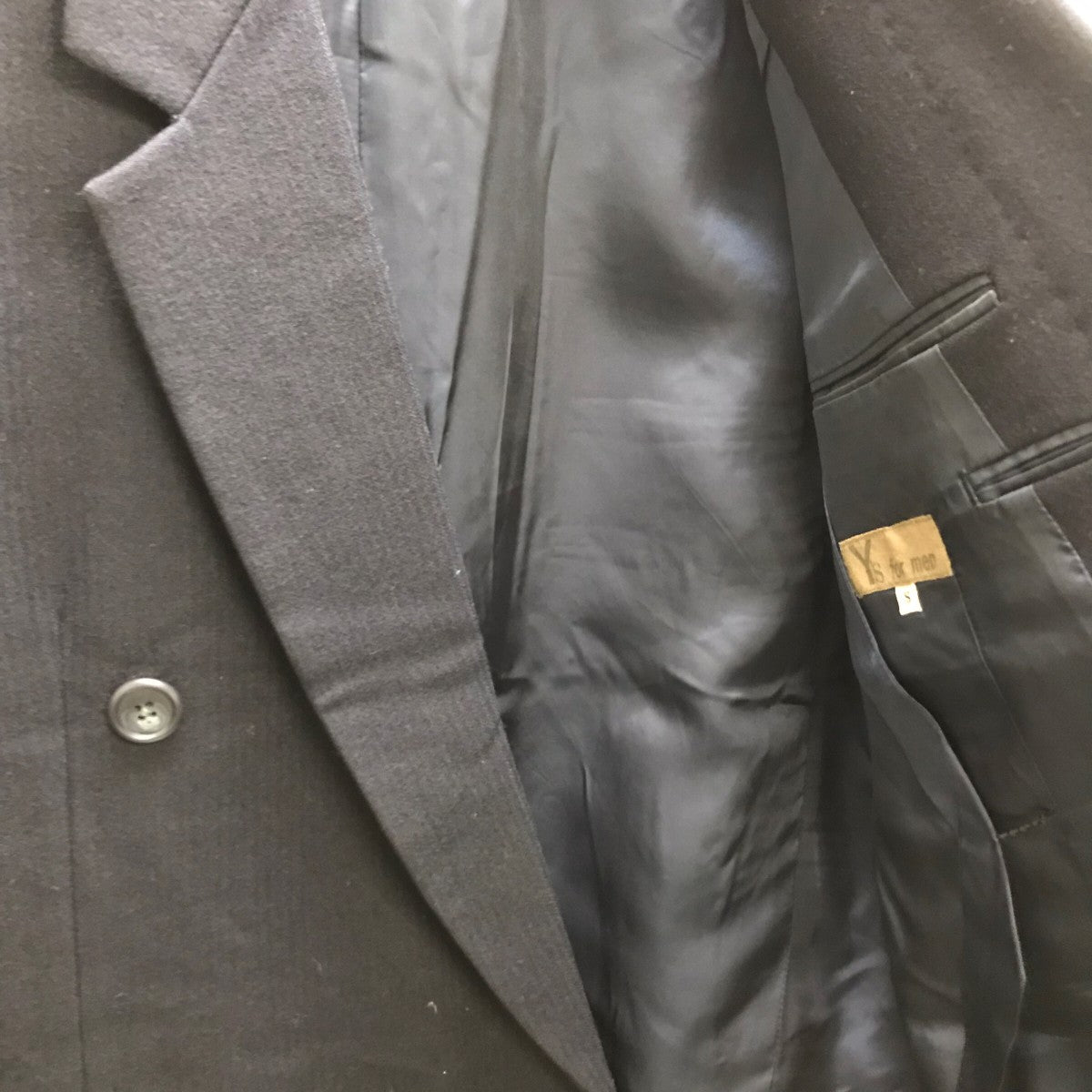 Y’S for men 80s 初期タグ ダブルテーラードジャケット 古着・中古-4枚目のアイテム画像