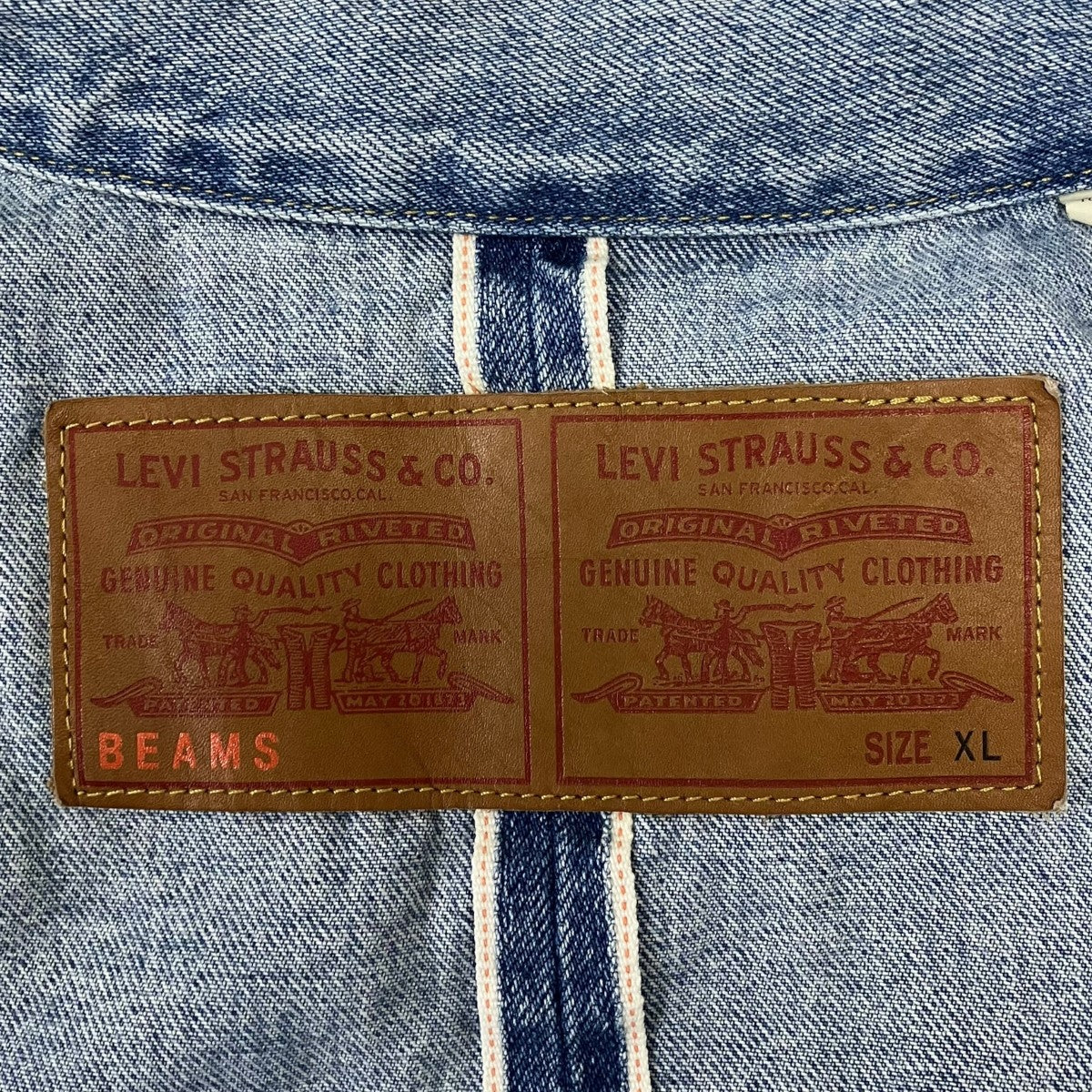LEVI’S×BEAMS デニムジャケット 古着・中古-6枚目のアイテム画像