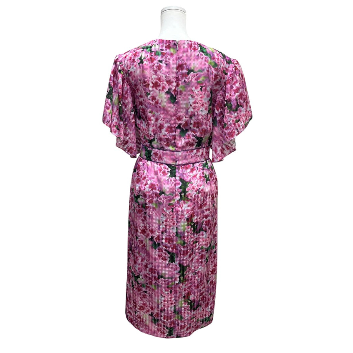 花柄半袖ワンピース