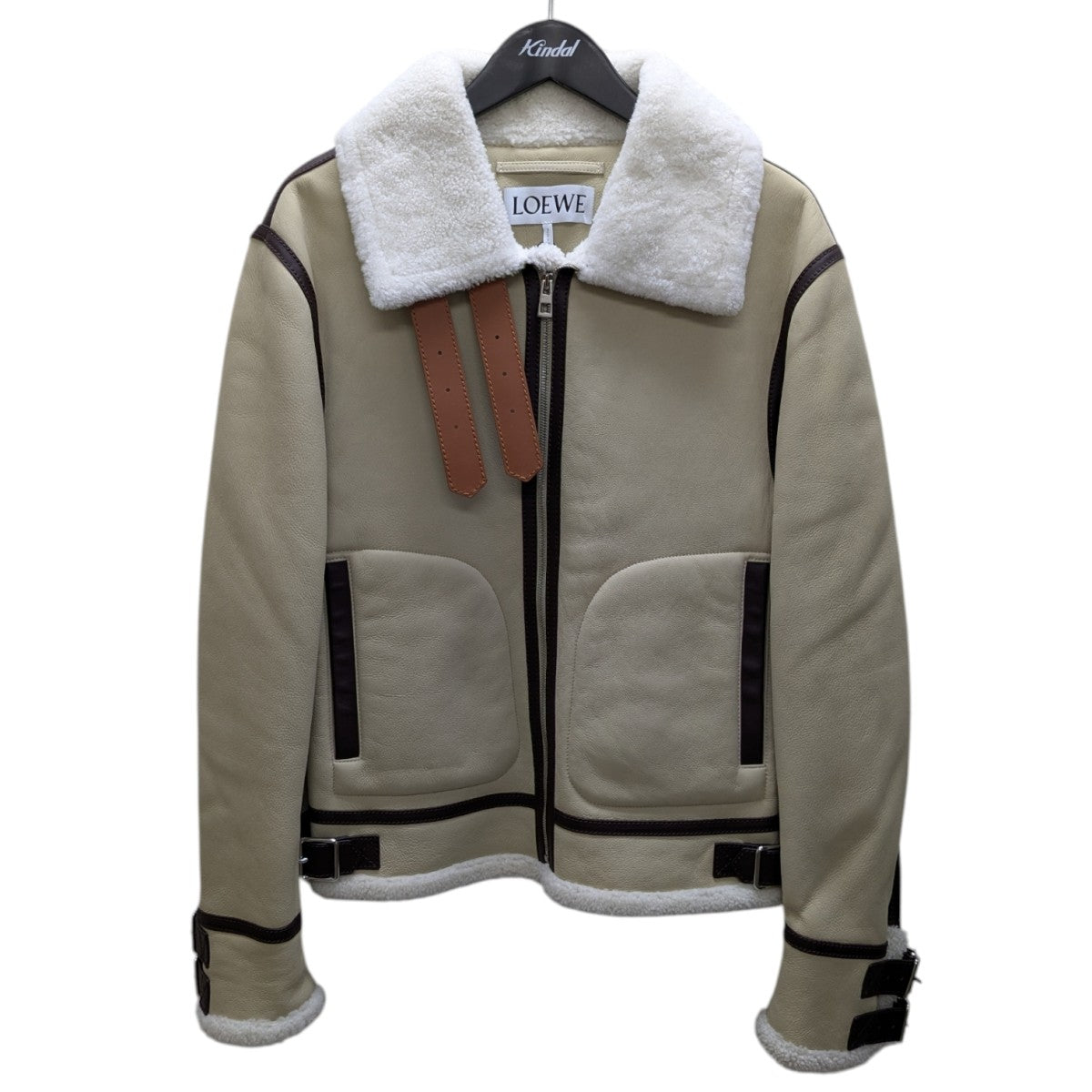 LOEWE(ロエベ) shearling aviator jacket ムートンジャケット