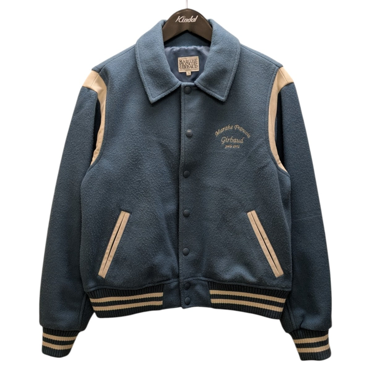 MARITHE FRANCOIS GIRBAUD スタジャン S ネイビー MARITHE+FRANCOIS GIRBAUD(マリテフランソワジルボー) スタジャン