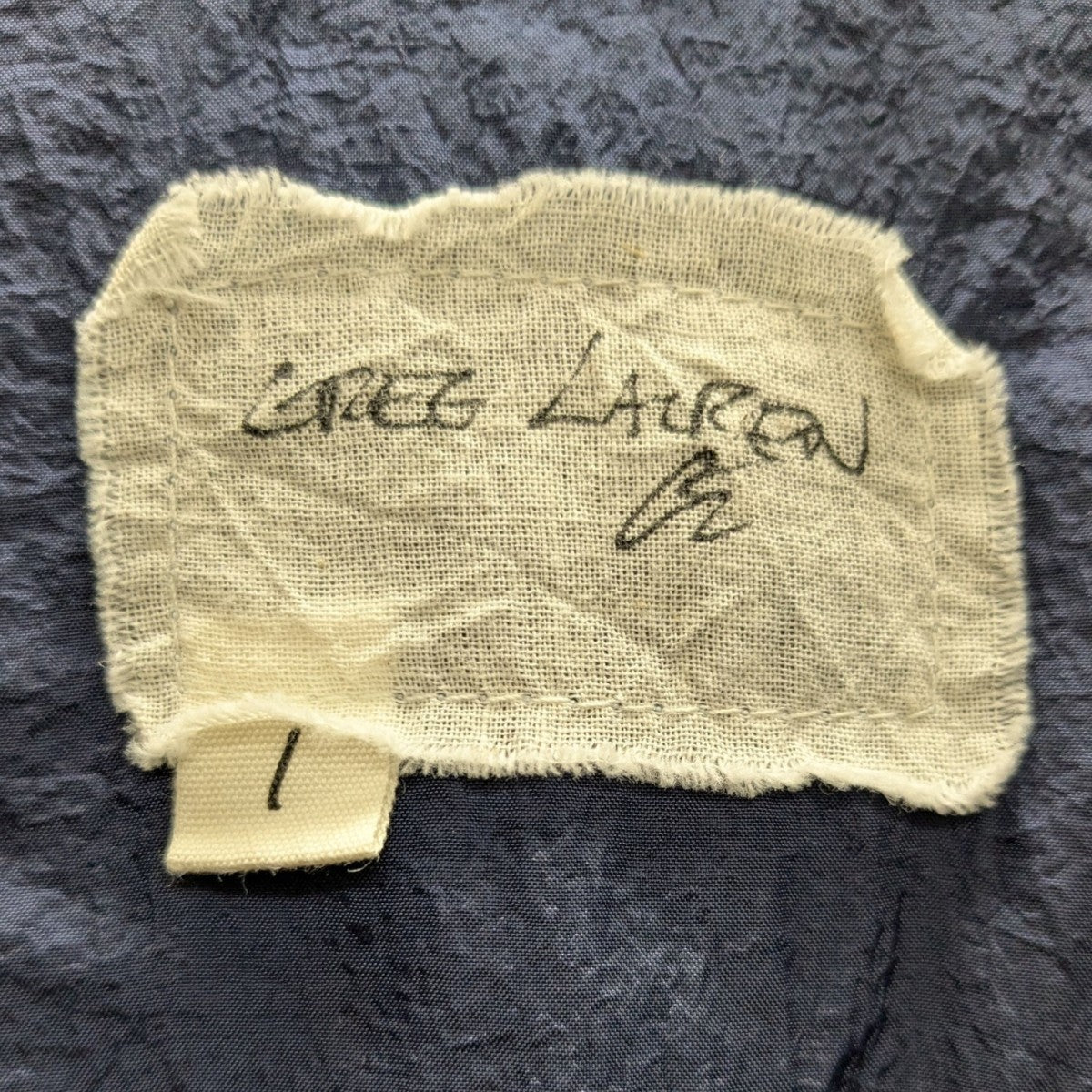 GREG LAUREN SATIN VARSITY TRUCKER FRONTサテンバーシティジャケット 古着・中古-5枚目のアイテム画像