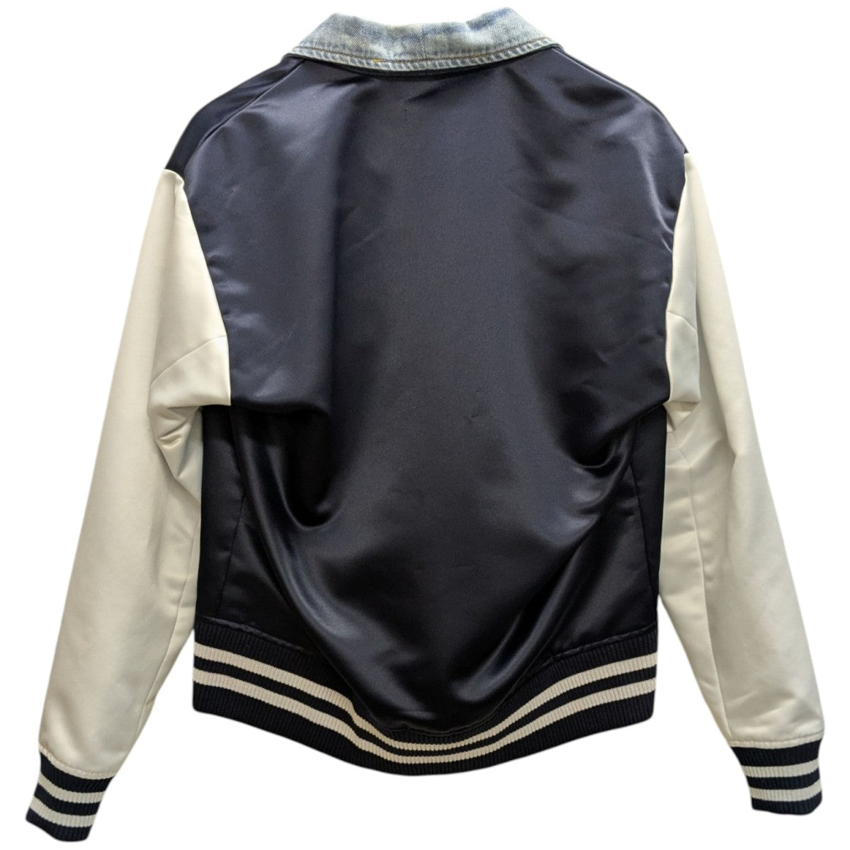 GREG LAUREN SATIN VARSITY TRUCKER FRONTサテンバーシティジャケット 古着・中古-7枚目のアイテム画像