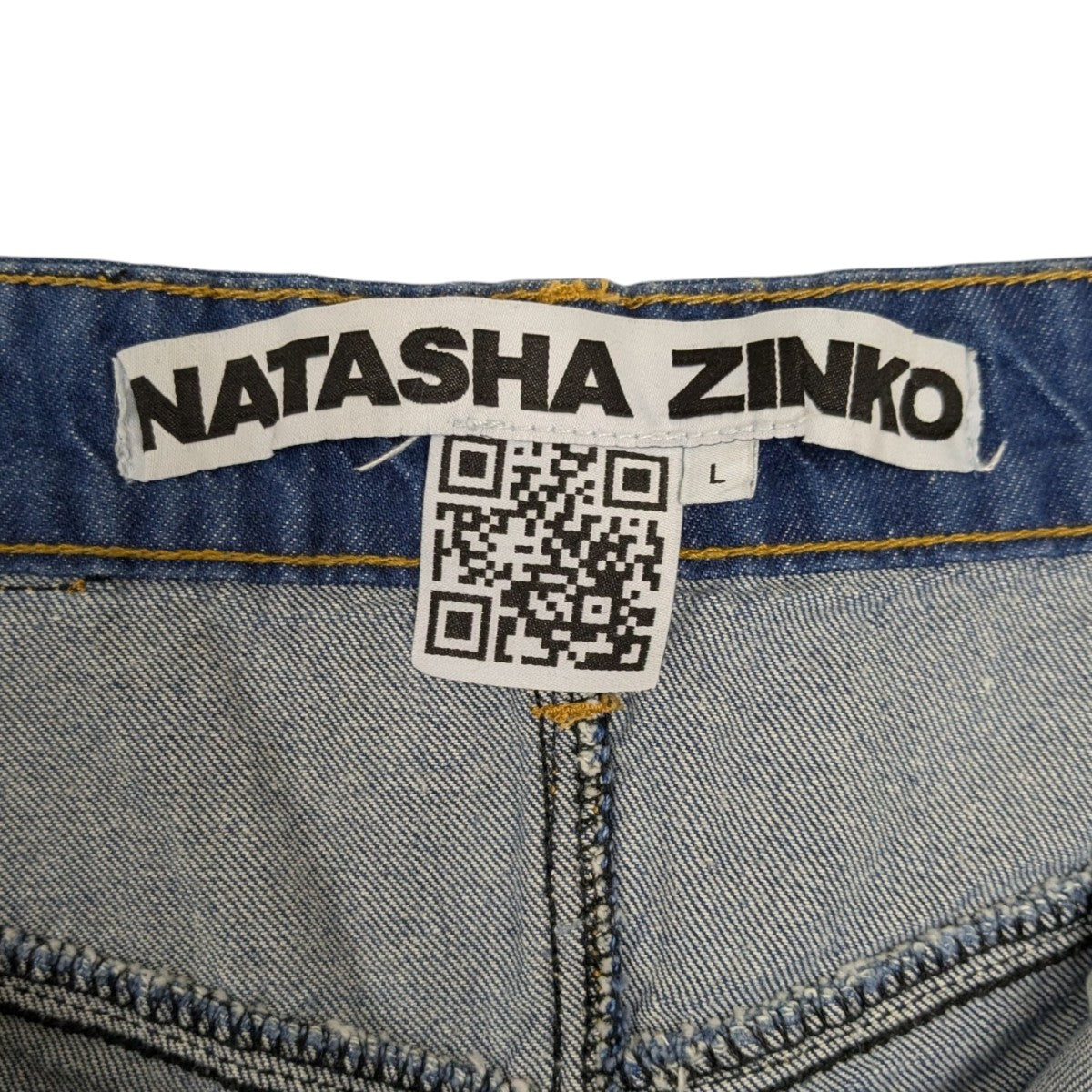 NATASHA ZINKO 再構築デニムパンツ 古着・中古-6枚目のアイテム画像