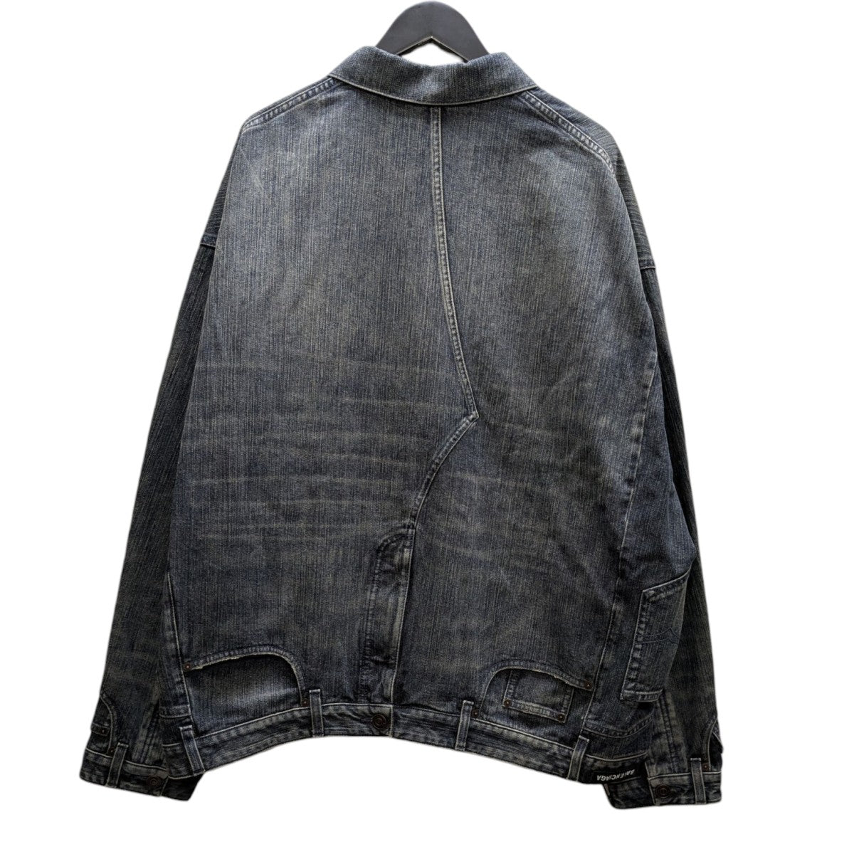 新品 BALENCIAGA カットアップ デニムジャケット デニム再構築 BALENCIAGA - BALENCIAGA バレンシアガ 23SS Oversized Cut-up Denim