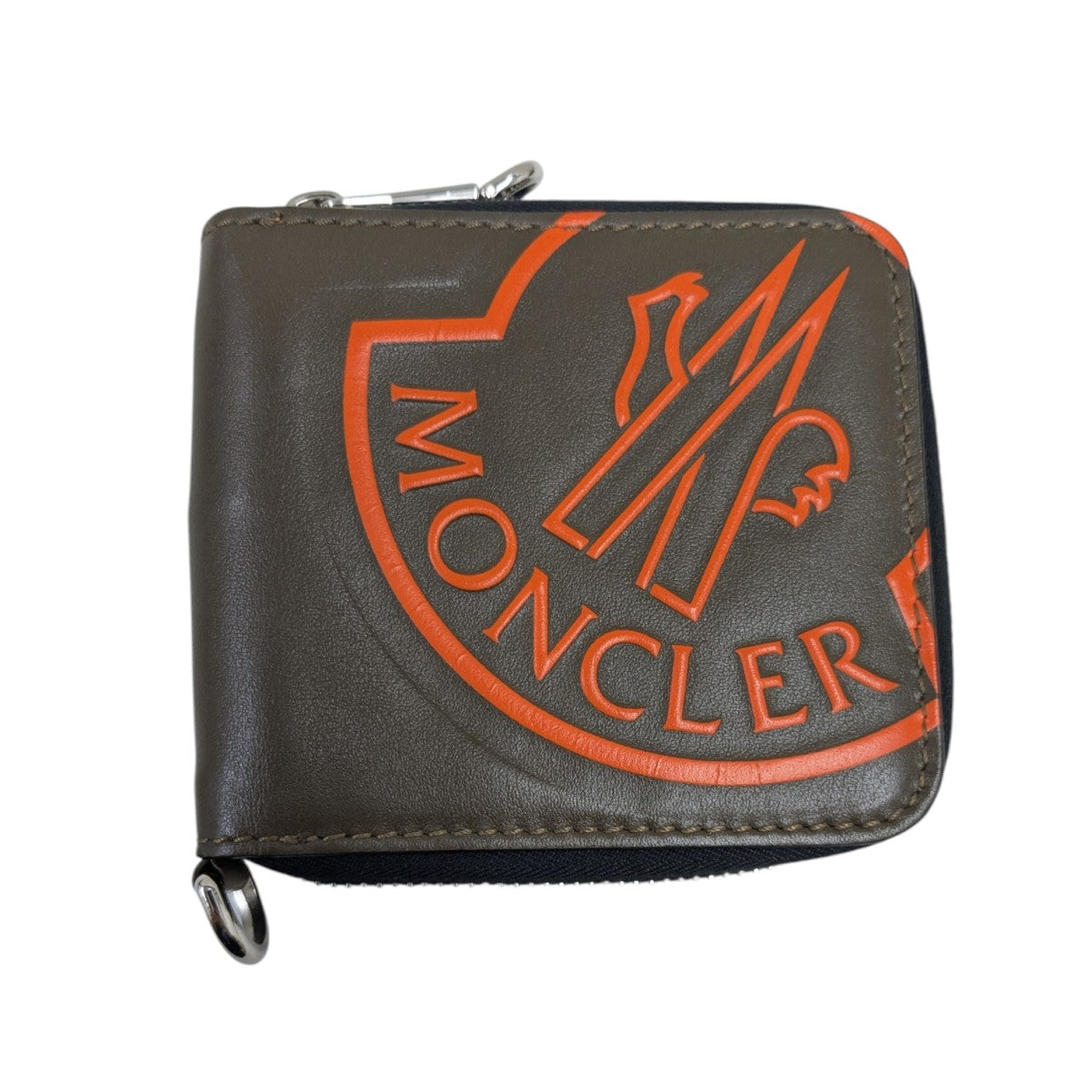 MONCLER(モンクレール) 2つ折り財布 ブラウン×オレンジ｜【公式