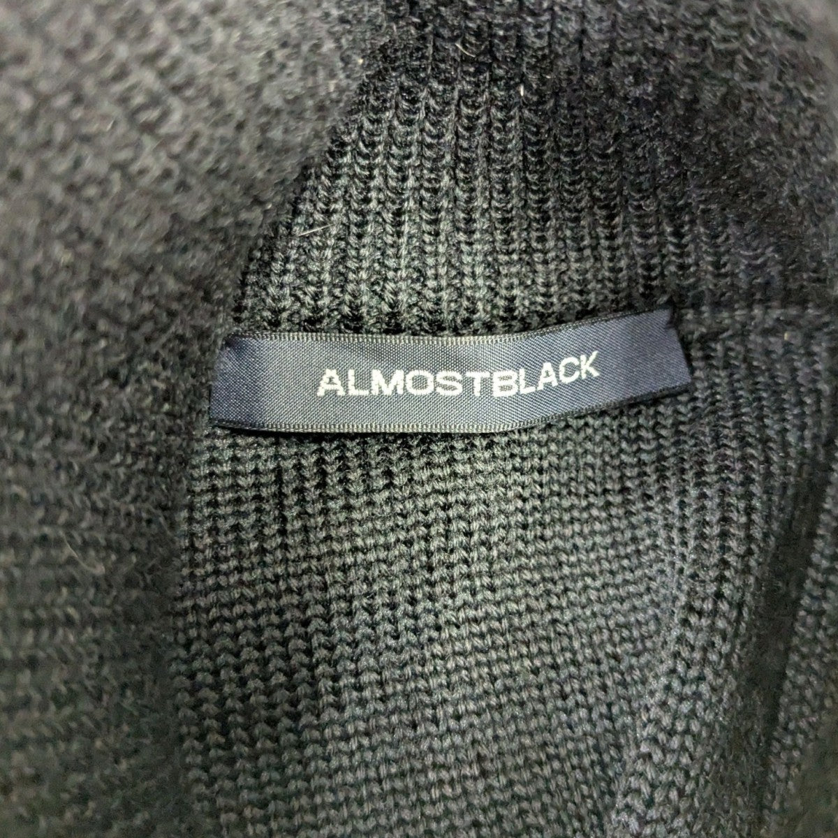 ALMOSTBLACK(オールモストブラック) ハイネックニット 16AW-K002