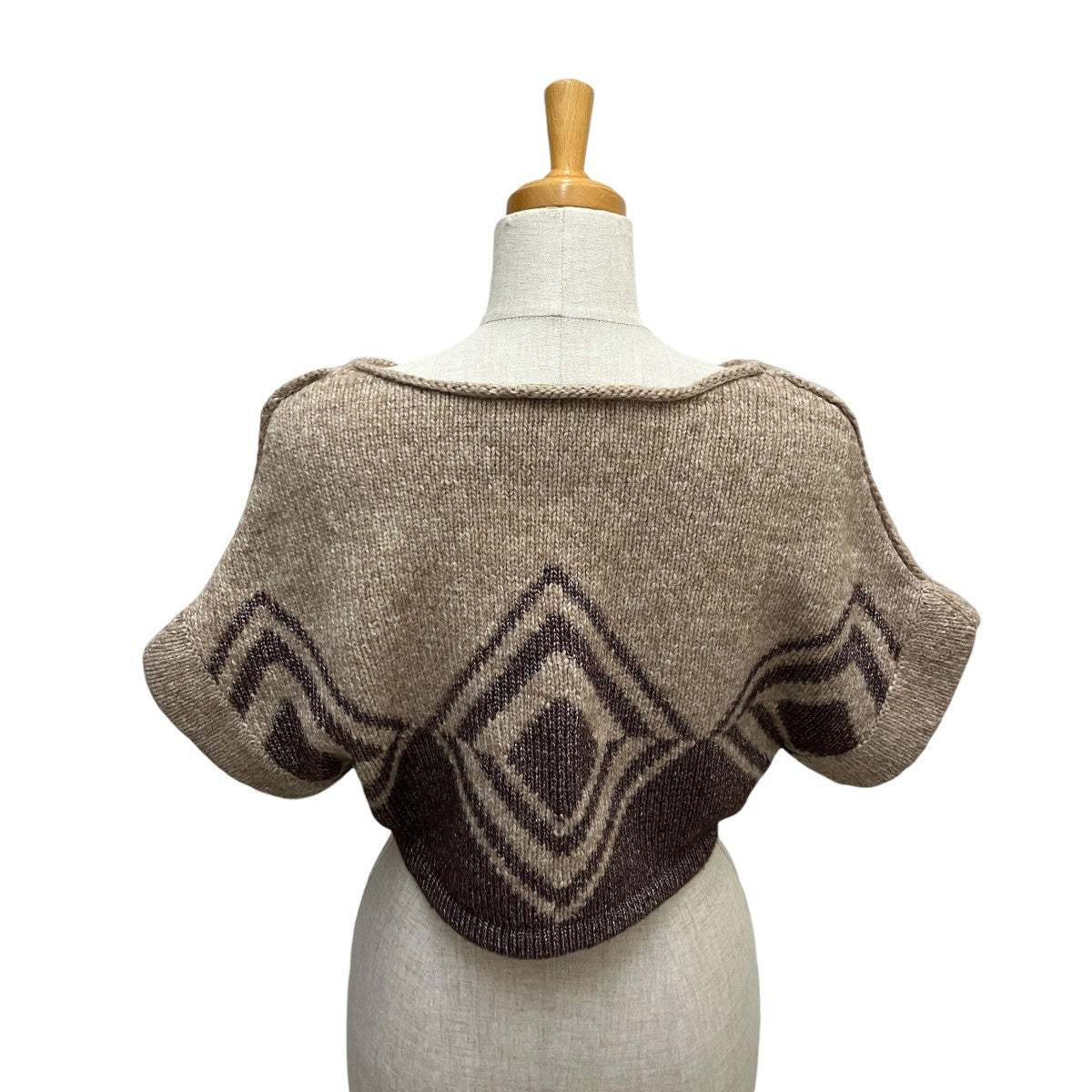 アルパカ混クロップドニットF108-7206ALW