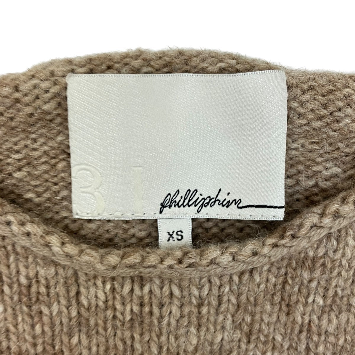 アルパカ混クロップドニットF108-7206ALW