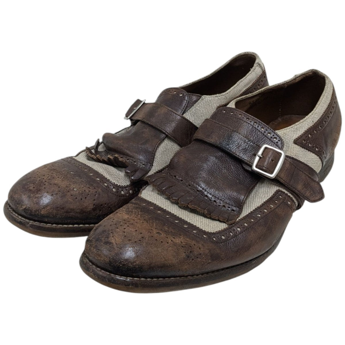 【イタリア製】Church’s Shanghai ブラウン　レザーモンクシューズ チャーチから、150周年を記念したリミテッドエディションが登場