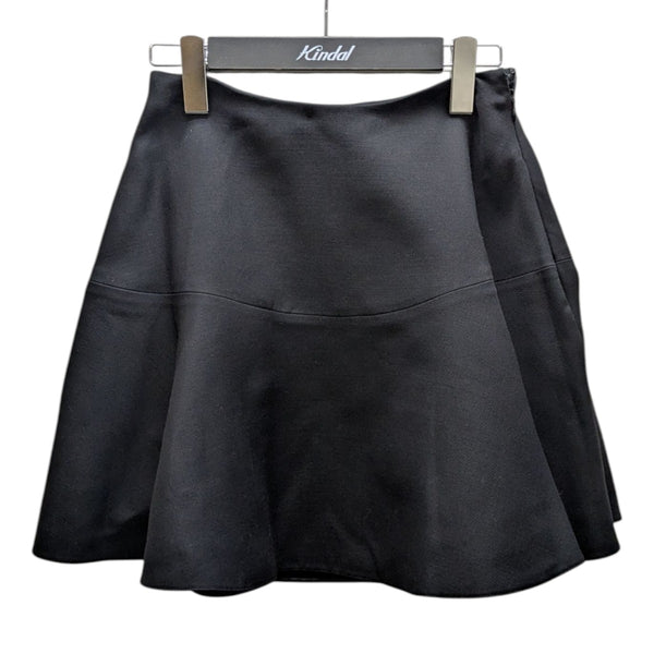 ヴァレンティノ ロゴスカート【値下げ】 VALENTINO(ヴァレンチノ) シルク混ウールフレアスカート SB0RA5601CF