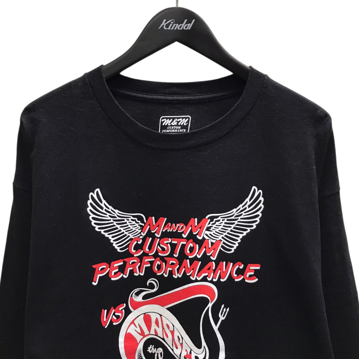 MASSES×m＆m custom performance プリントロングTシャツ 古着・中古-3枚目のアイテム画像