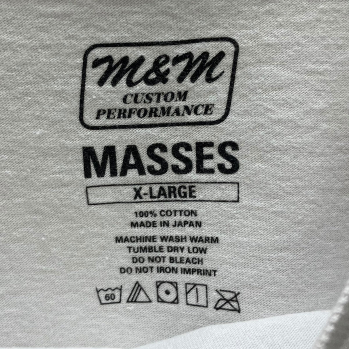 MASSES×m＆m custom performance プリントTシャツ 古着・中古-5枚目のアイテム画像