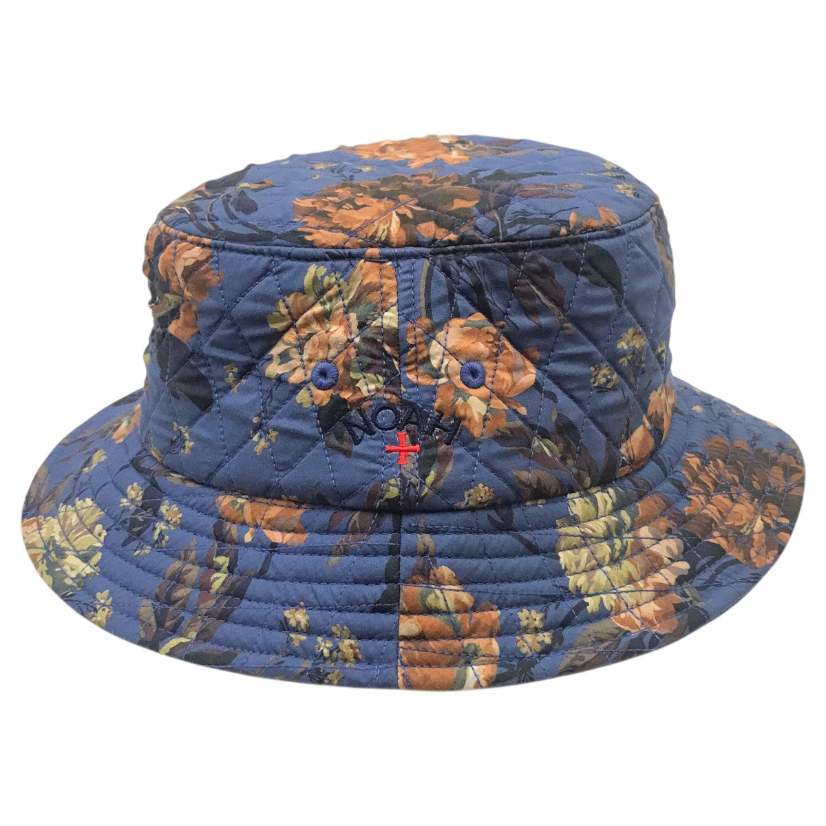 Noah(ノア) Liberty Quilted Crusher Navy Floral バケットハット 22