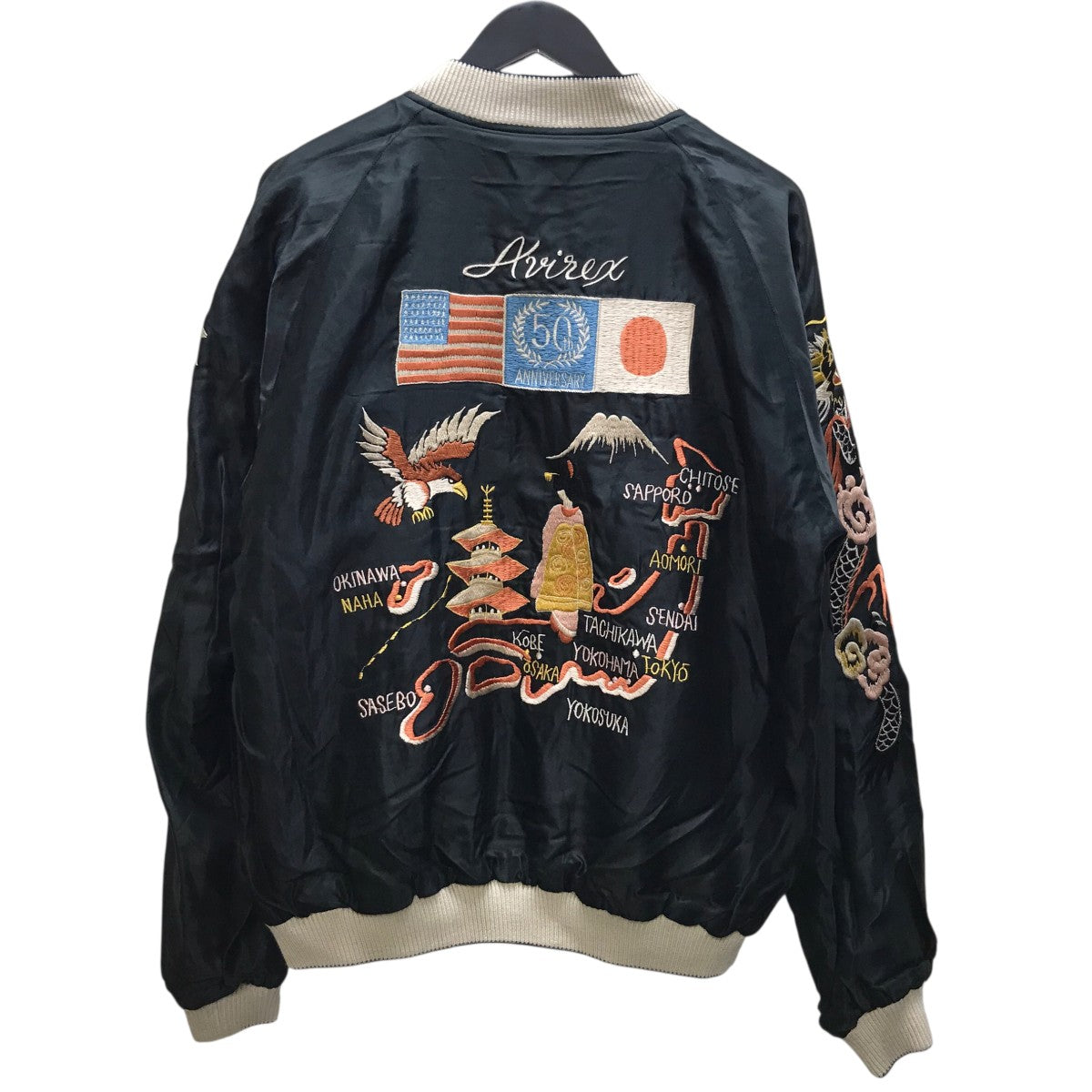 AVIREX×東洋エンタープライズ リバーシブルスタジャン TT15681AR