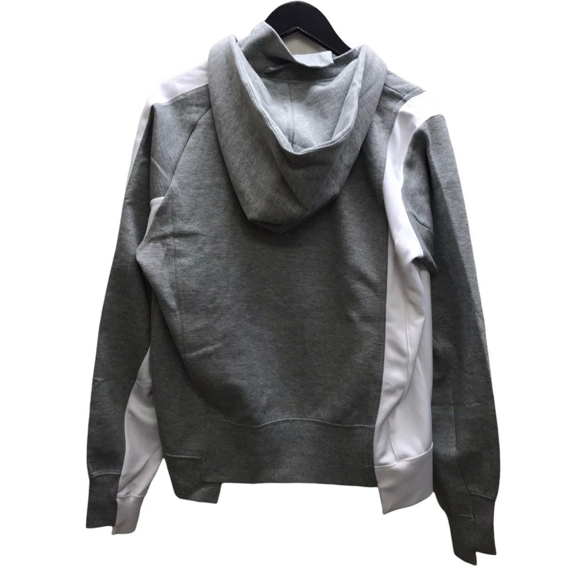 Nike×sacai ジップパーカー ナイキ×サカイ ホワイト×ネイビー×グレー×ブラック 2WAY ジップアップ