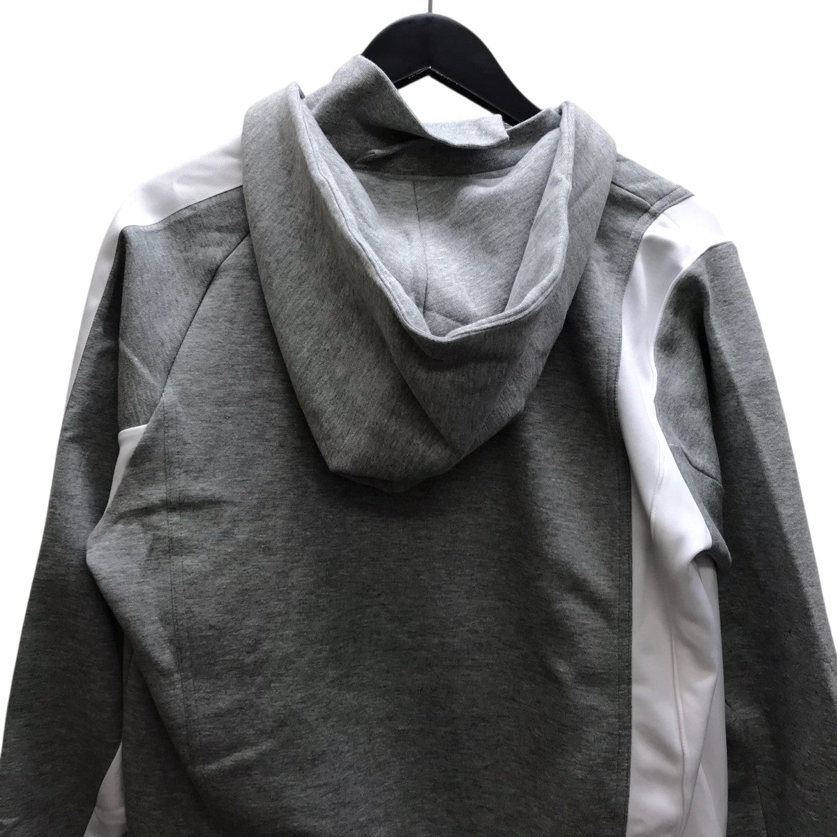 NIKE×sacai Double Zip Hoodie Dark Grey Heather Whiteジップフーディ