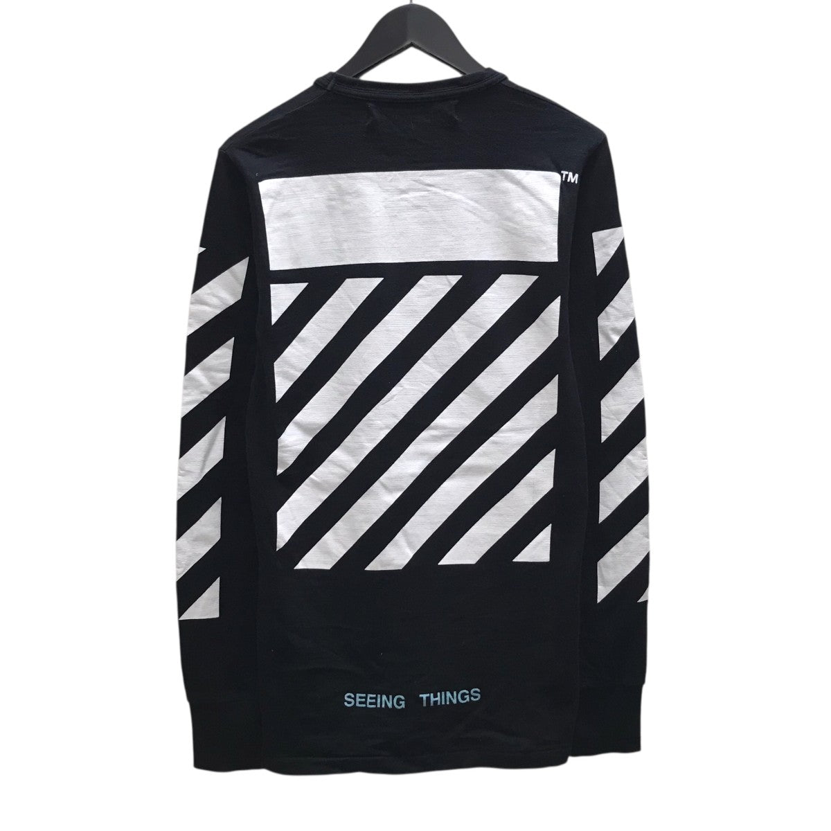 OFFWHITE プリントロングTシャツ 古着・中古-2枚目のアイテム画像