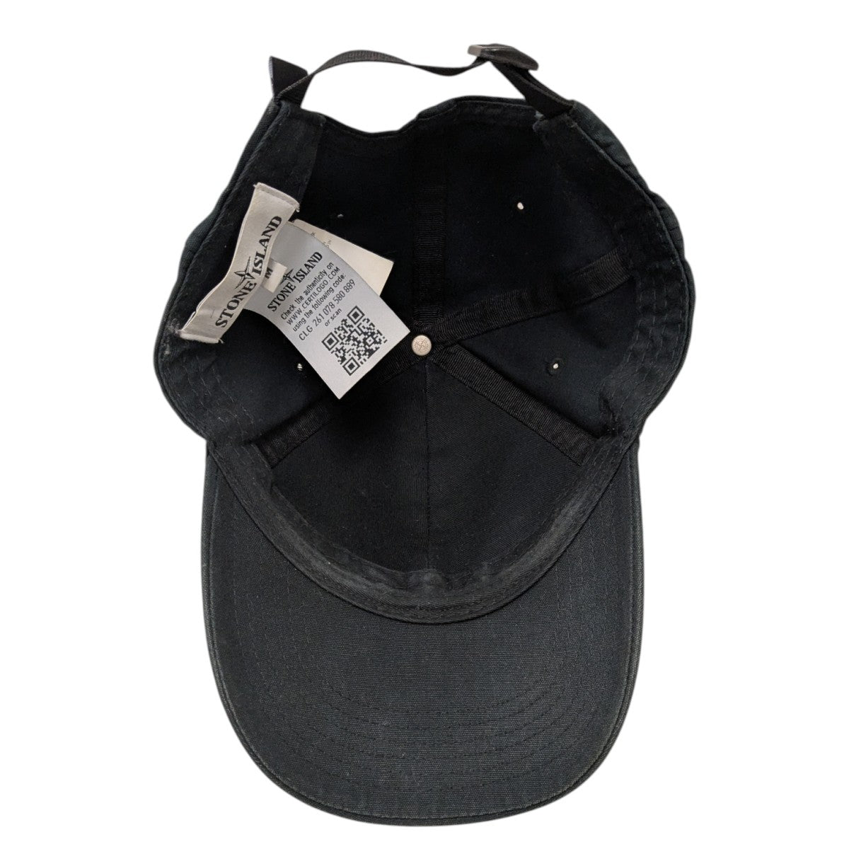 STONE ISLAND(ストーンアイランド) キャップ ブラック｜【公式