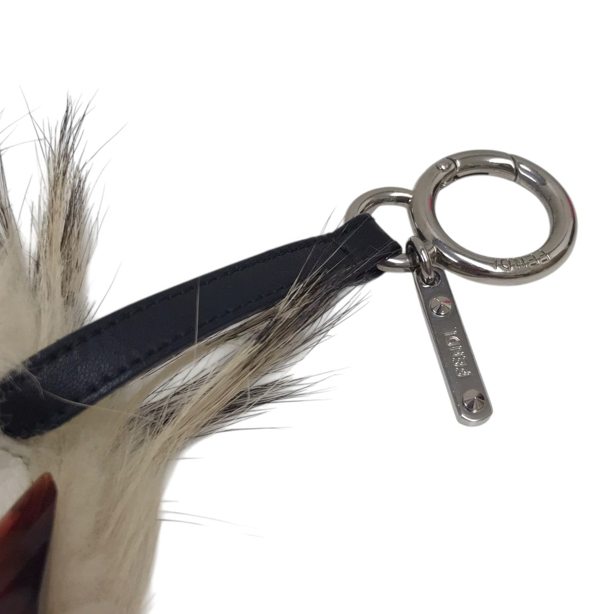 FENDI(フェンディ) モンスターファーチャーム アイボリー｜【公式