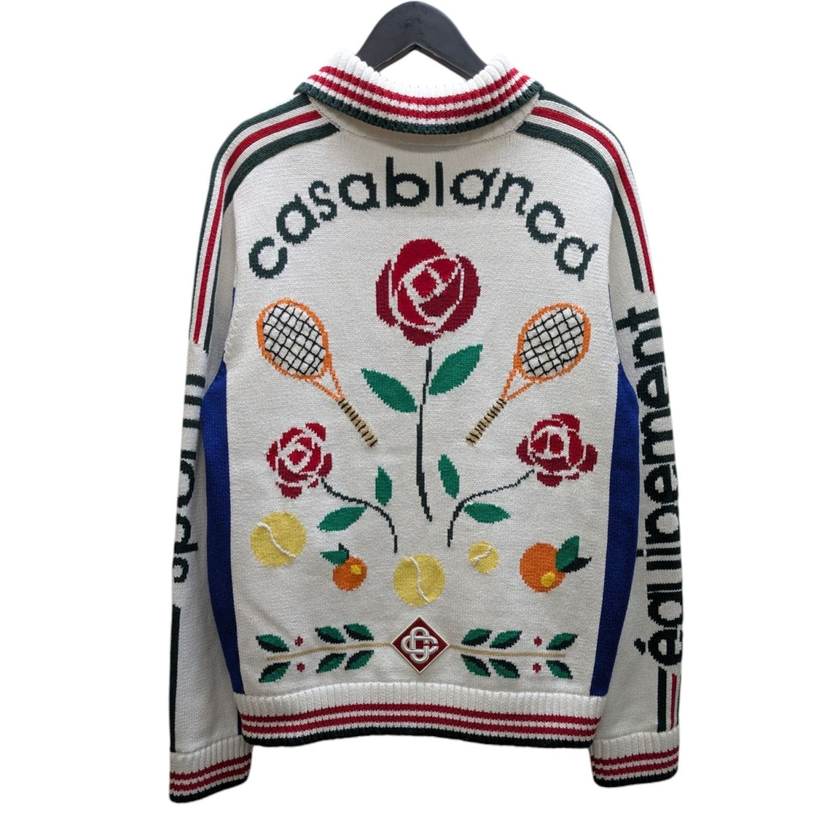 CASABLANCA(カサブランカ) 【Casa Laurel Intarsia Knit Jacket