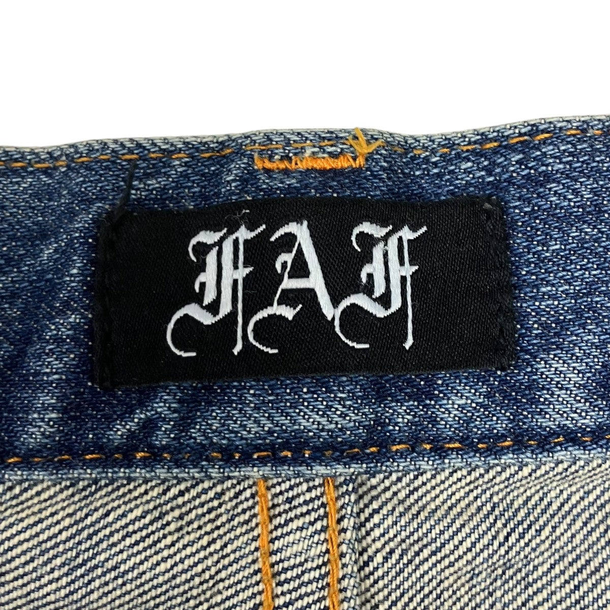 NEWCOMMUNE Aged Baggy Denim Shorts デニムショートパンツ