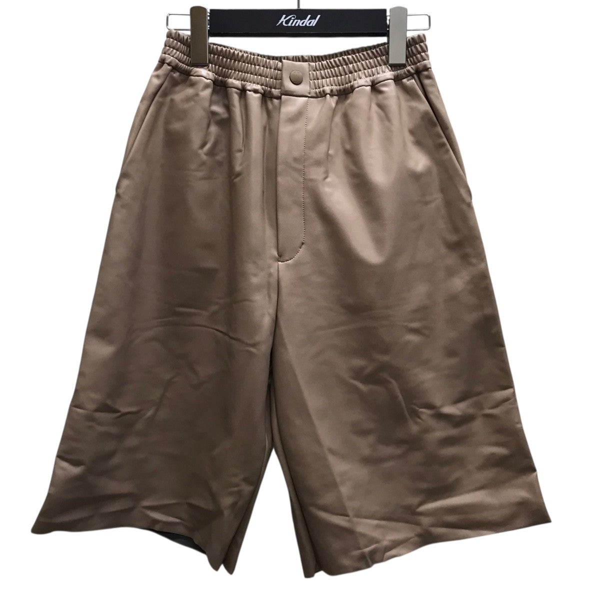 HYKE 25SSFAUX LEATHER SHORTSフェイクレザーショートパンツ 古着・中古-1枚目のアイテム画像