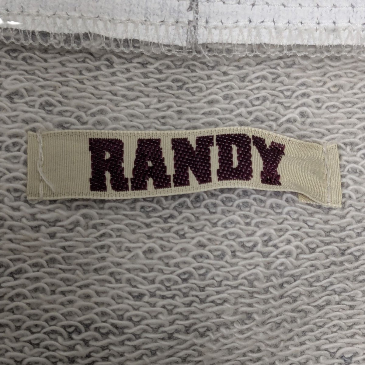 トップス RANDY 23aw ZIP Parker Randy(ランディー) 23AWAnywhere Zip Up Hoodie ジップパーカー AW23