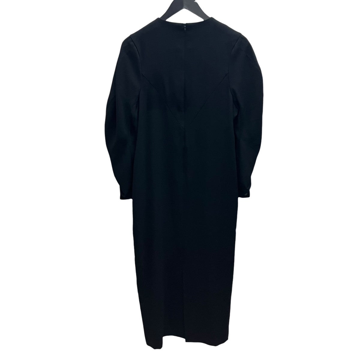 AKIRA NAKA Mirka drape sleeve dress BKドレープワンピースAW2361-BK 古着・中古-3枚目のアイテム画像