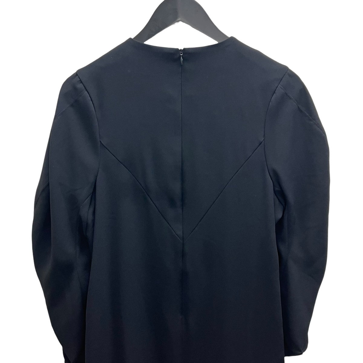 AKIRA NAKA Mirka drape sleeve dress BKドレープワンピースAW2361-BK 古着・中古-4枚目のアイテム画像