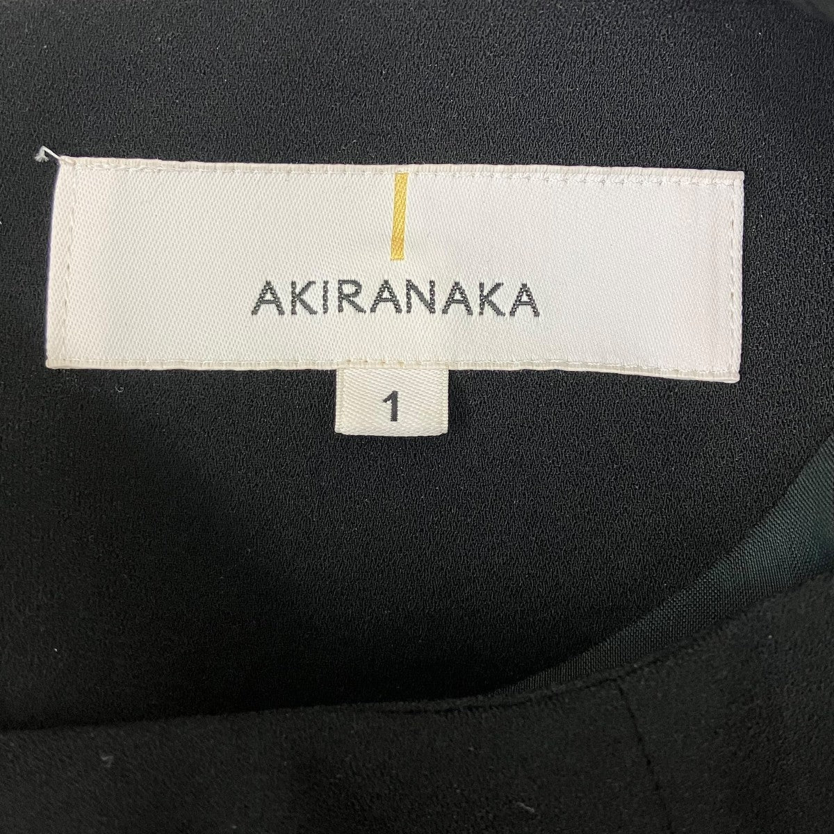 AKIRA NAKA Mirka drape sleeve dress BKドレープワンピースAW2361-BK 古着・中古-6枚目のアイテム画像