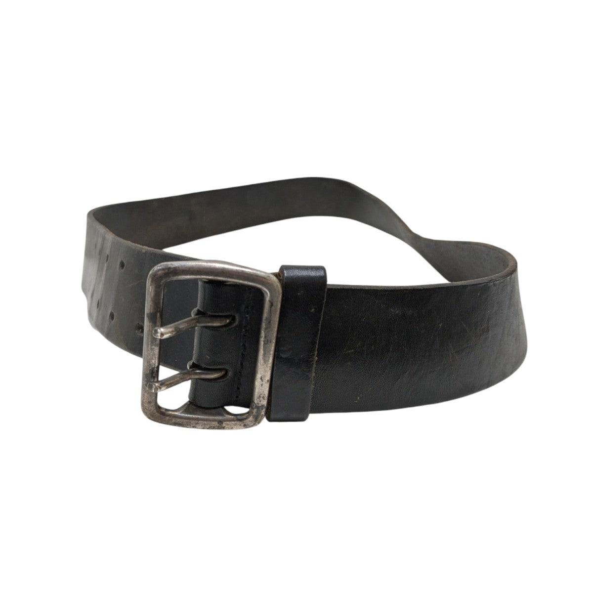 Maison Margiela(メゾンマルジェラ) レザーベルト ブラック サイズ M