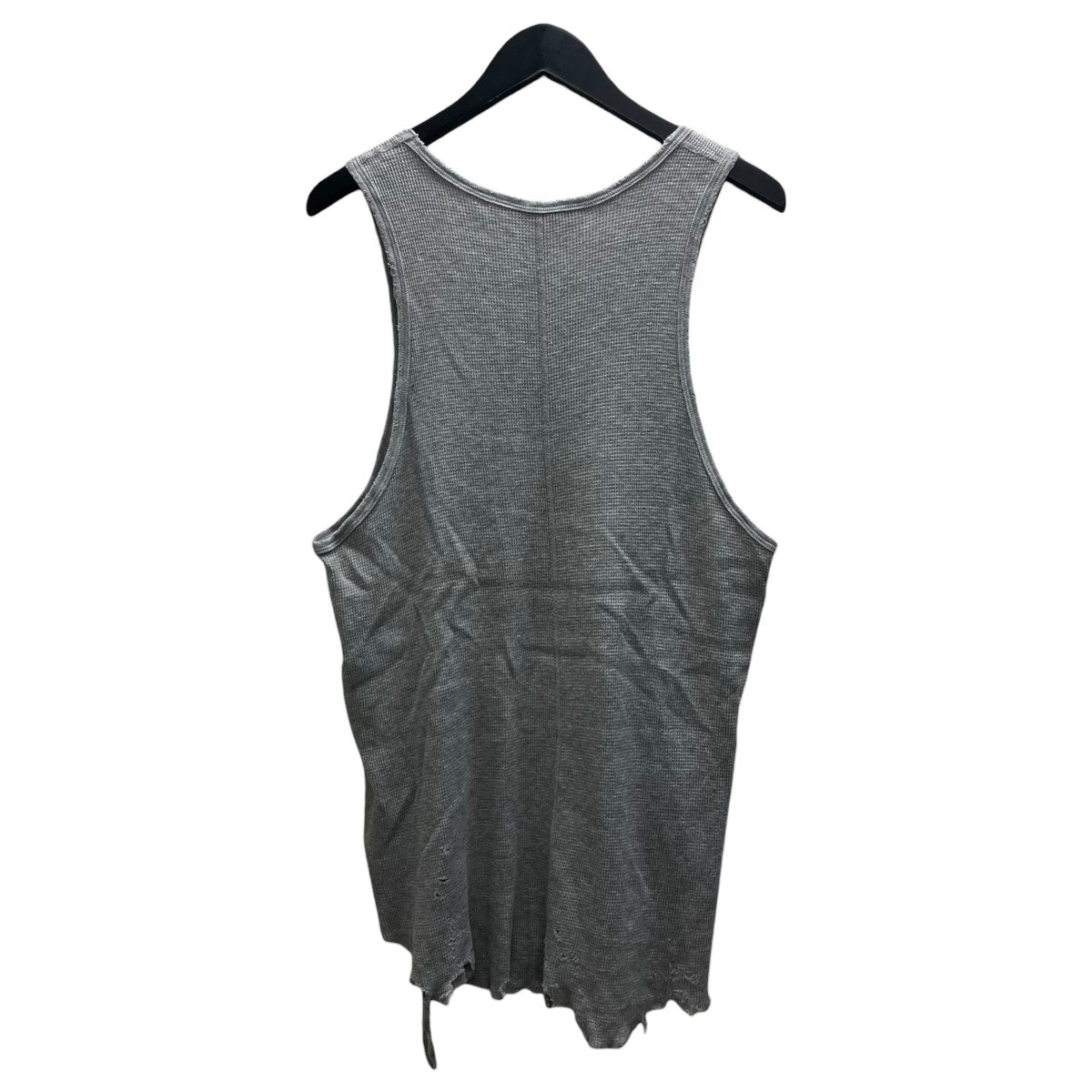 DAMAGE WAFFLE TANK TOP(WHITE) ダメージ加工タンクトップ