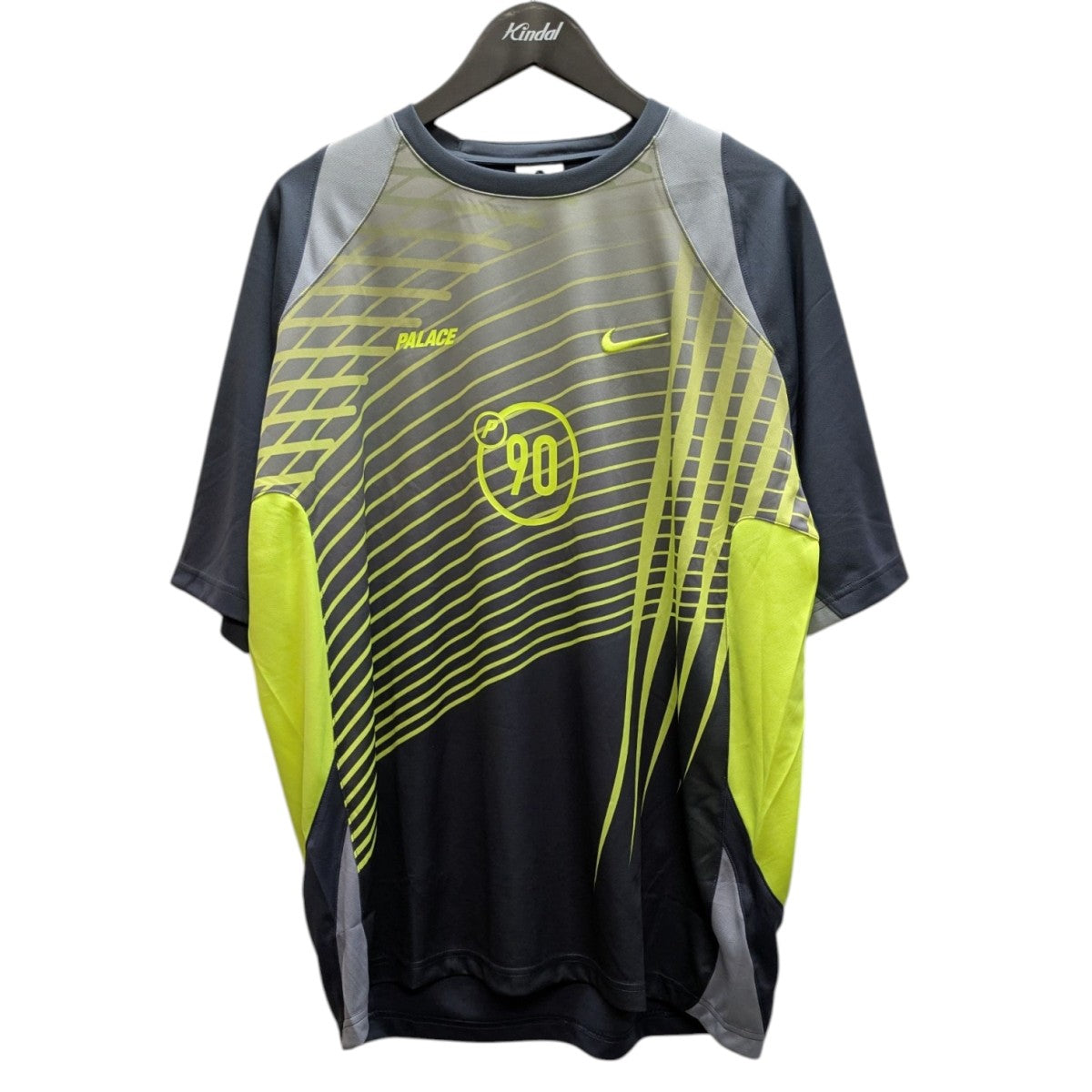 PALACE×NIKE 25AW TOTAL P 90 JERSEY ジャージーシャツ グレー サイズ