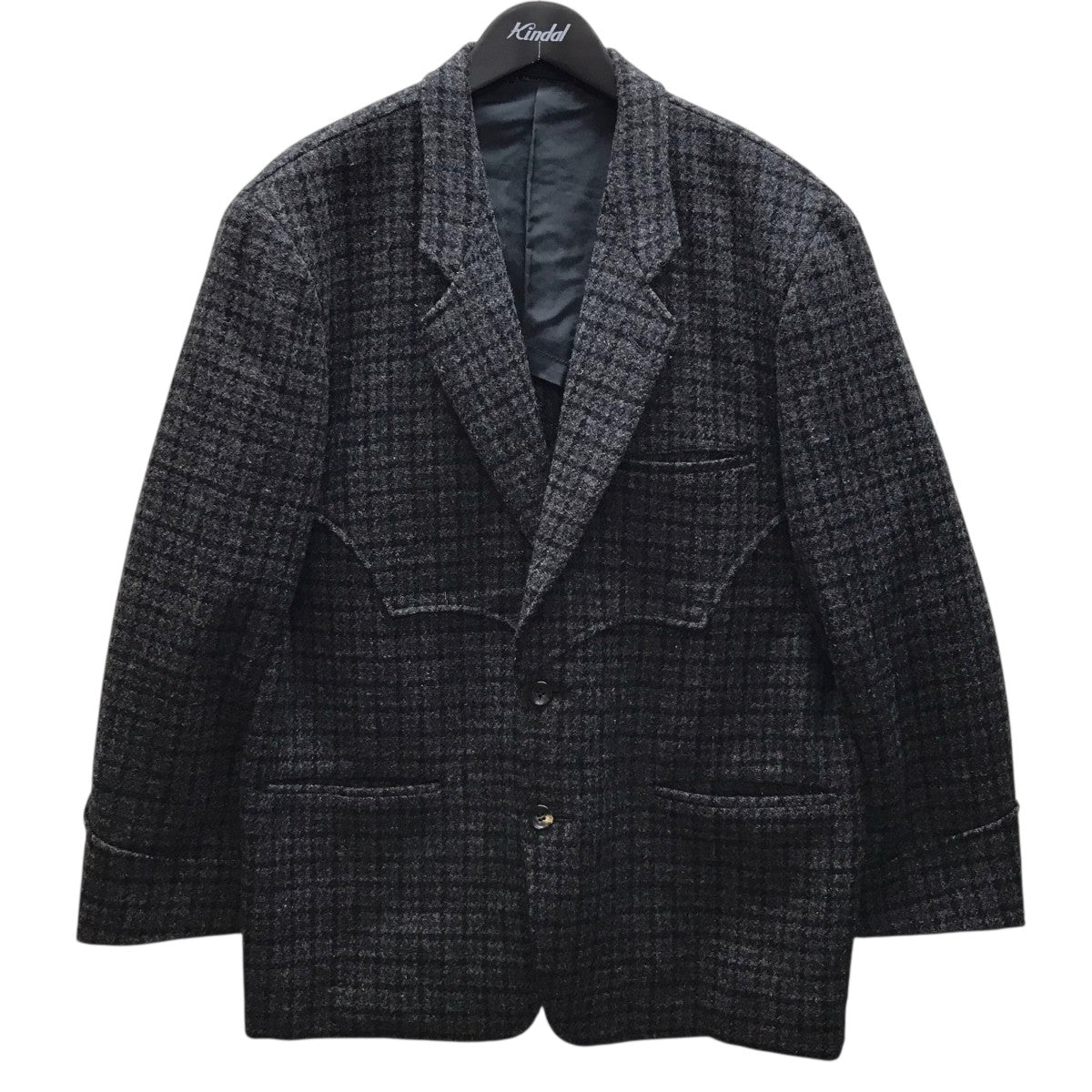 【限定セール中】ブラックコムデギャルソン✴︎ジャケット 黒　Lサイズ　ユニセックス BLACK COMME des GARCONS(ブラックコムデギャルソン) 24AWオーバー