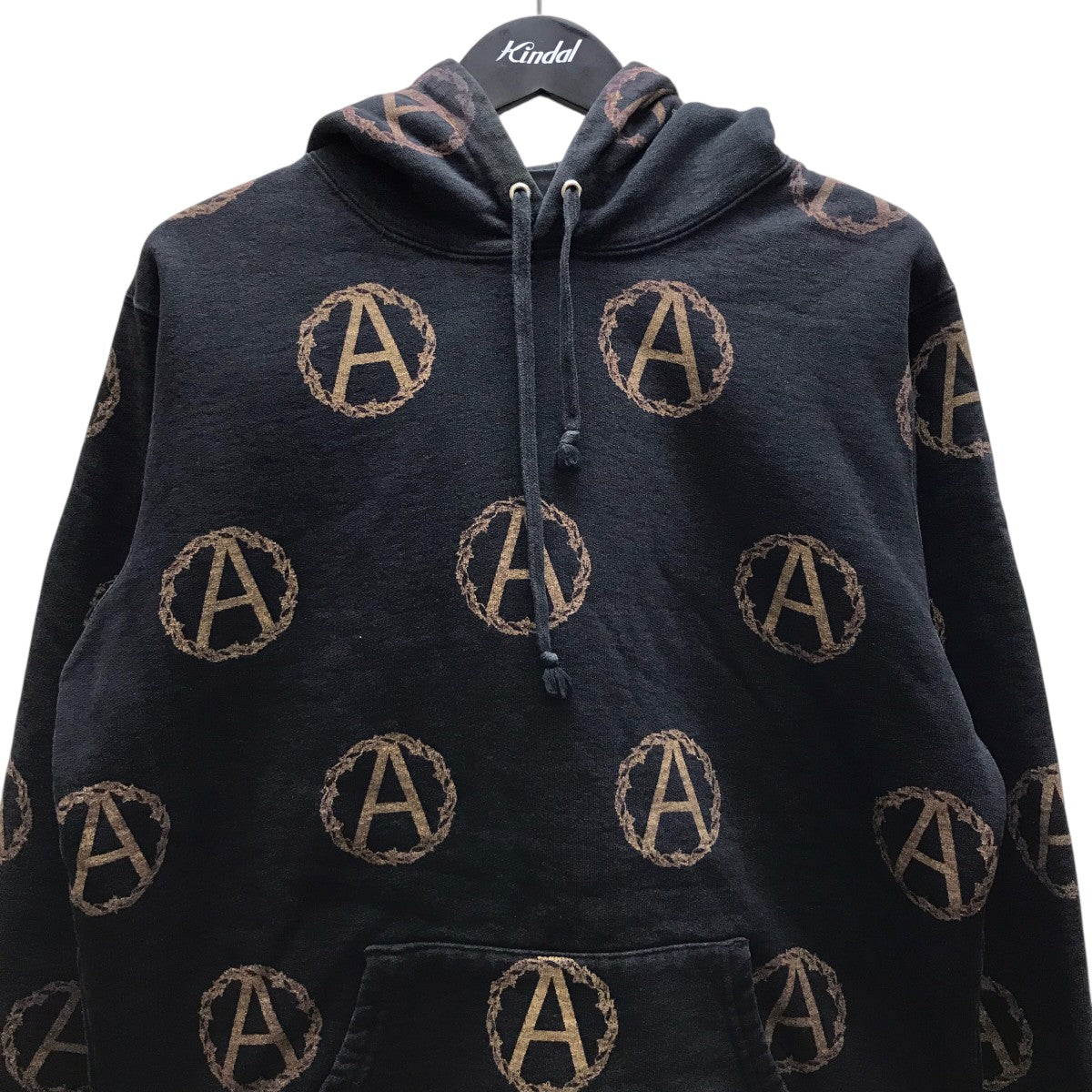 Supreme×UNDERCOVER Anarchy Hoody総柄フーディ ブラック サイズ M