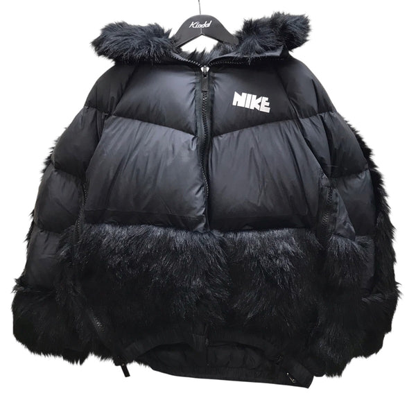 Nike×sacai ダウンジャケット　black 2XS sacai×NIKE ダウンジャケット CT3267-010 ブラック サイズ S｜【公式