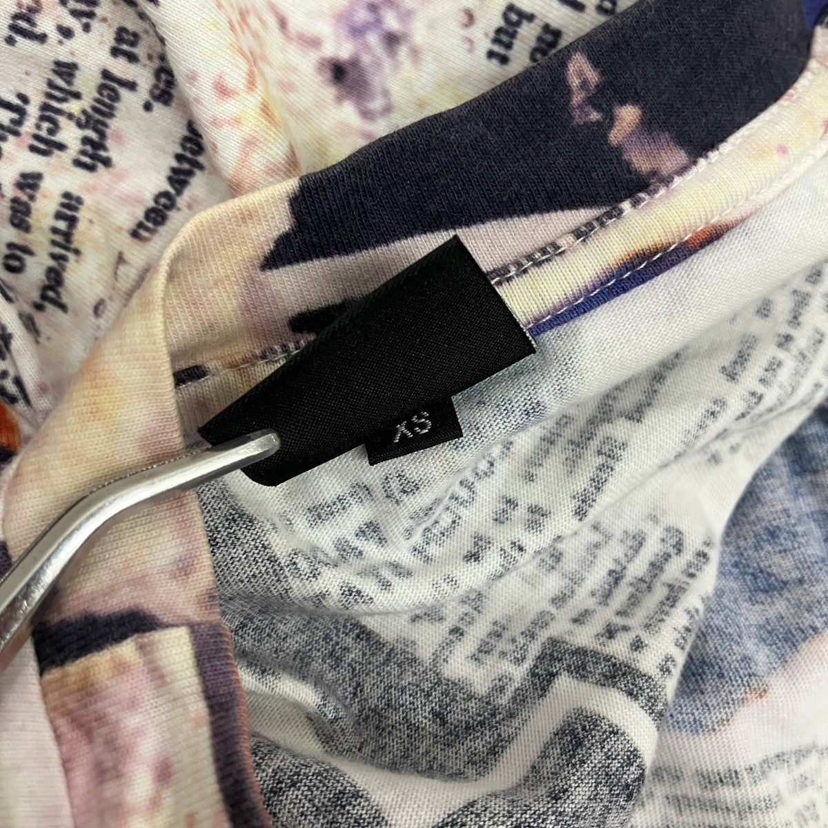 KTZ 新聞柄カットソー 古着・中古-4枚目のアイテム画像
