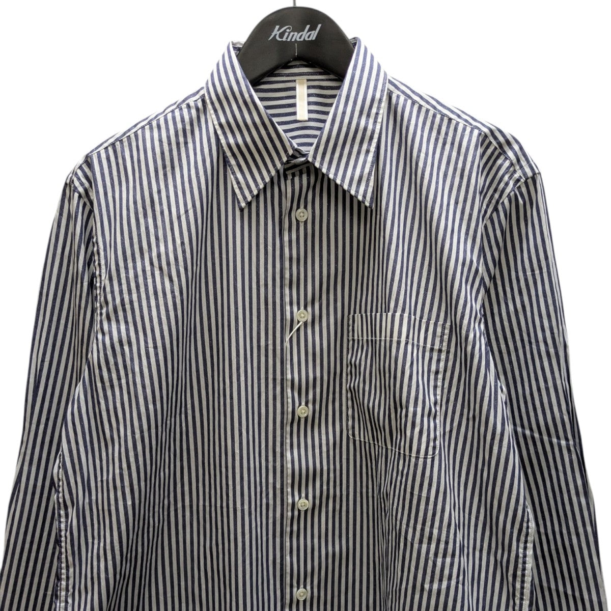 ADRIAN SHIRT SUNFLOWER長袖ストライプシャツ