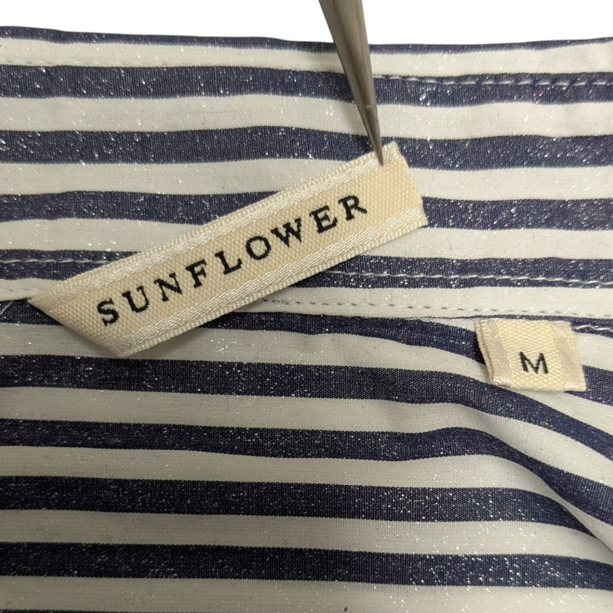 ADRIAN SHIRT SUNFLOWER長袖ストライプシャツ