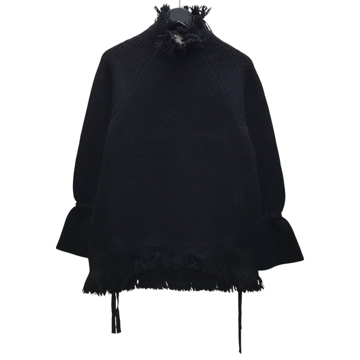 sacai(サカイ) フリンジニット 17-03315 ブラック サイズ 1｜【公式